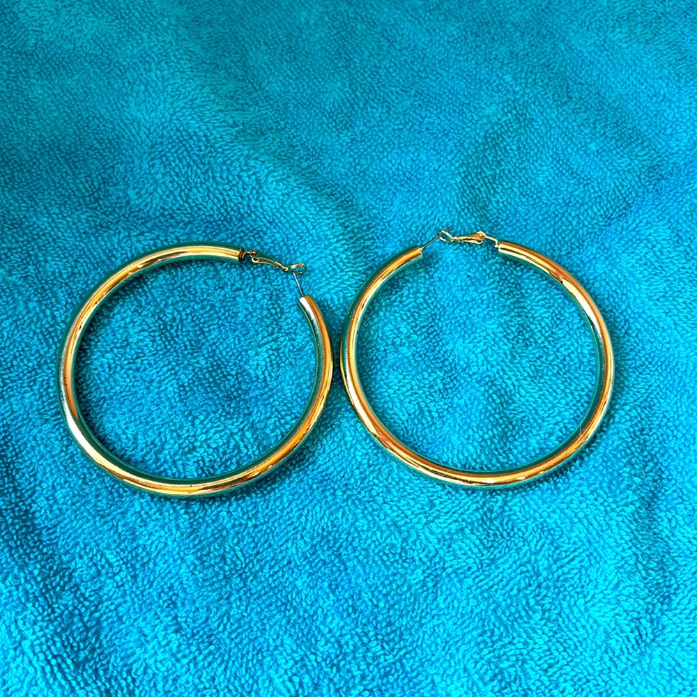 XL Gold Hoops